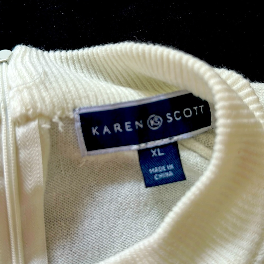 NWOT Karen Scott sweater.  Very light and soft ☺️